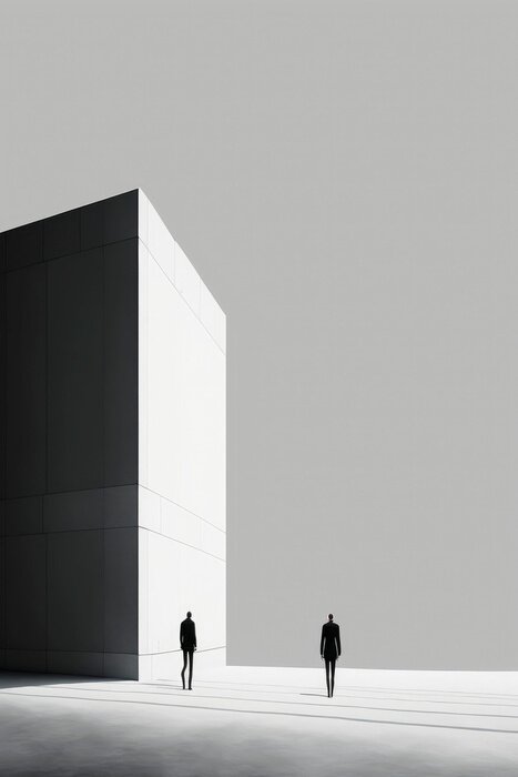 Poster Surrealistischer Minimalismus