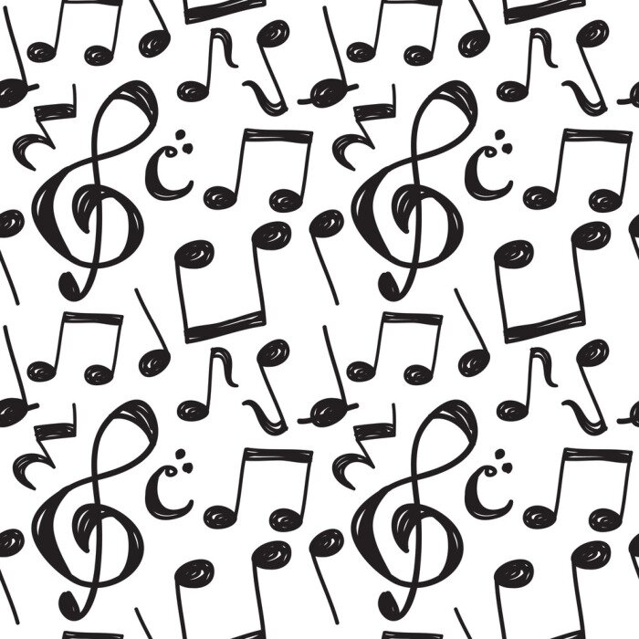 Poster Symbole der Musik