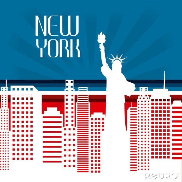 Poster Symbole der New Yorker Grafik