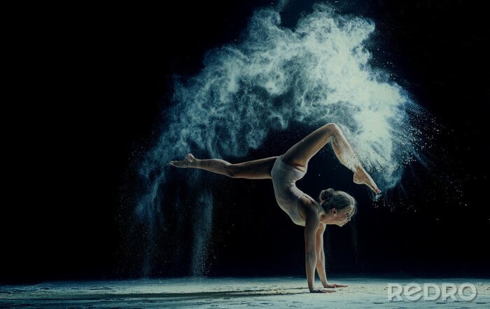 Poster Tanz Ballett künstlerische Aufnahme einer Tänzerin