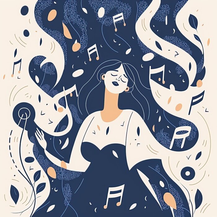 Poster Tanzen Sie im Takt der Musik