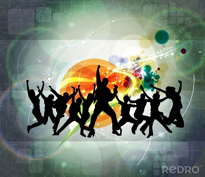 Poster Tanzende Menschen