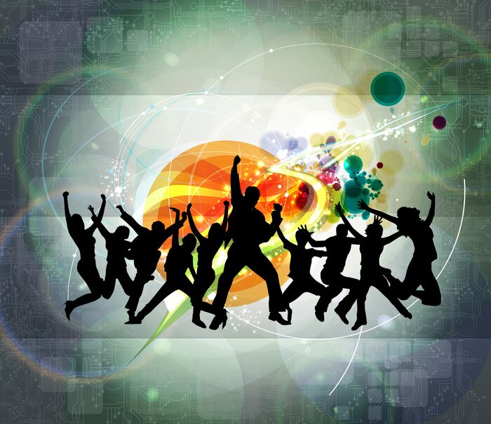 Poster Tanzende Menschen