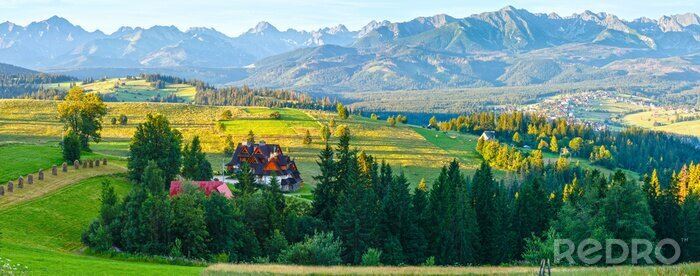 Poster Tatra-Gebirge und reizvolle Landschaft