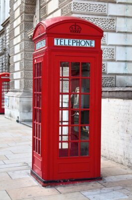 Poster Telefonzelle Telephone London