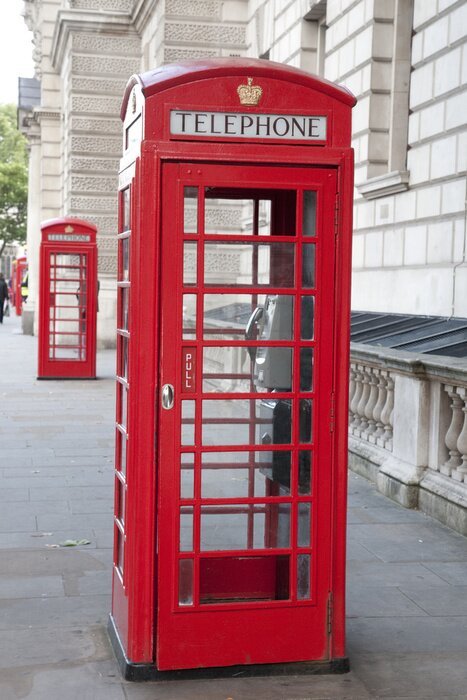Poster Telefonzellen Telephone London
