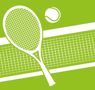 Poster Tennis-Symbole