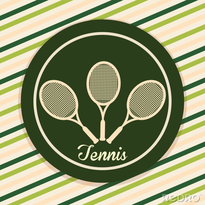 Poster Tennisschläger