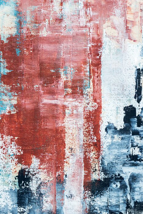 Poster Texturiertes abstraktes Rot