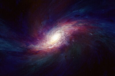 Thema Kosmos mit Spiralgalaxien