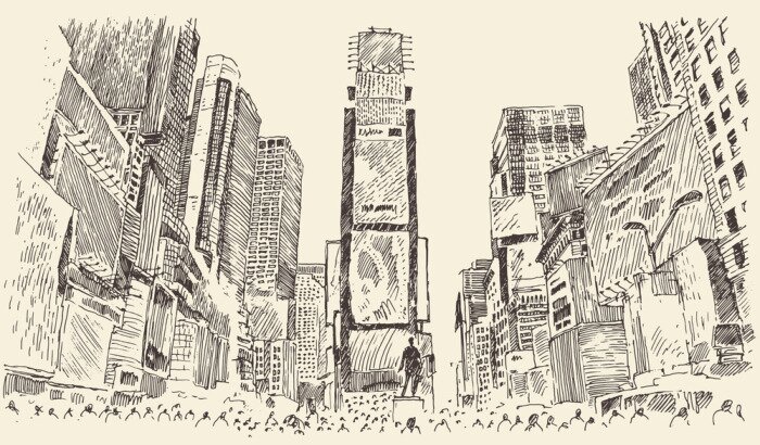 Poster Times Square in New York