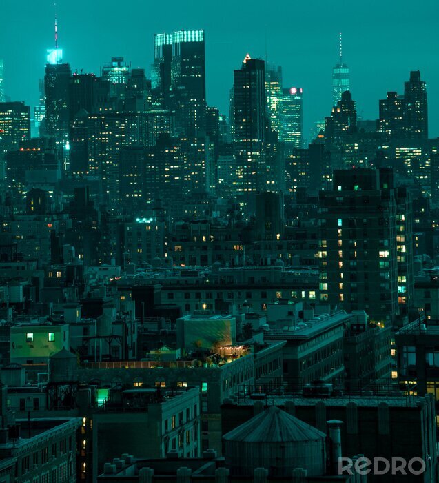 Poster Tokyo in der Abenddämmerung