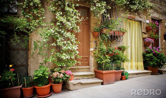 Poster Toskana Leben in der Stadt