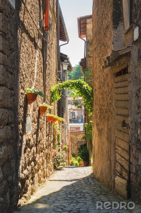 Poster Traditionelle italienische Häuser