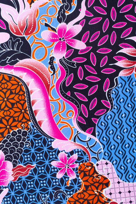 Poster Traditionelles malaysisches Ornament