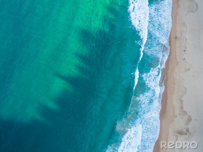 Poster Türkisfarbenes Meer und Strand