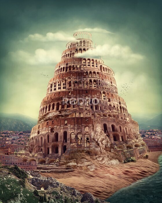 Poster Turm von Babylon