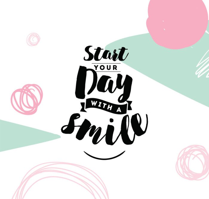 Poster Typografisches Muster für eine Karte