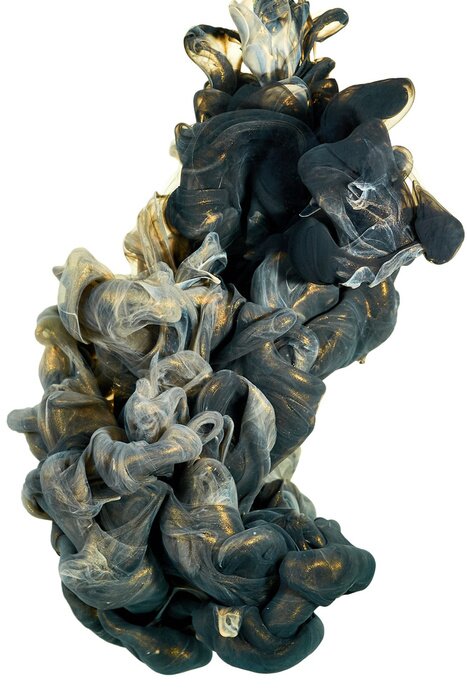 Poster Unique Form aus Tinte