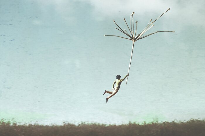 Poster Uniques surrealistisches Muster