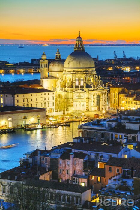 Poster Venedig Blick auf Basilika