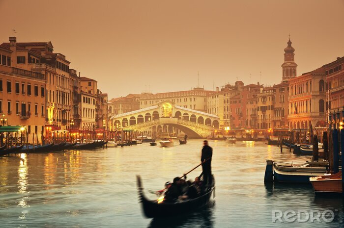 Poster Venedig im Herbstnebel