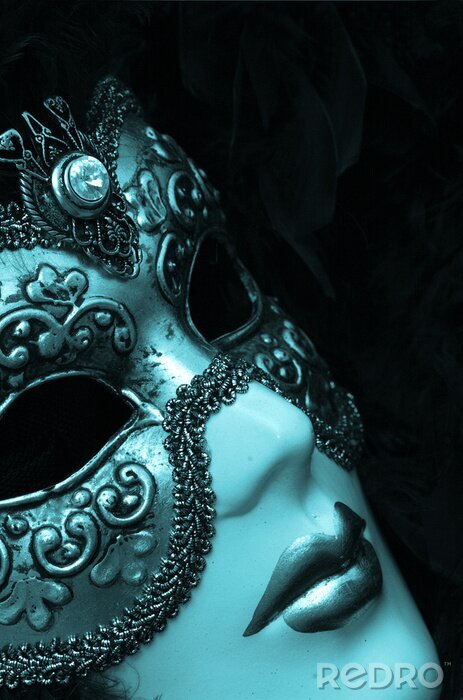 Poster Venezianische Maske für den Karneval
