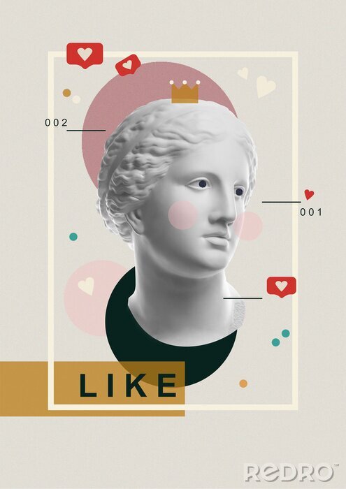 Poster Venus in den sozialen Medien