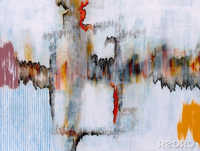 Poster Verschmierte Farbe