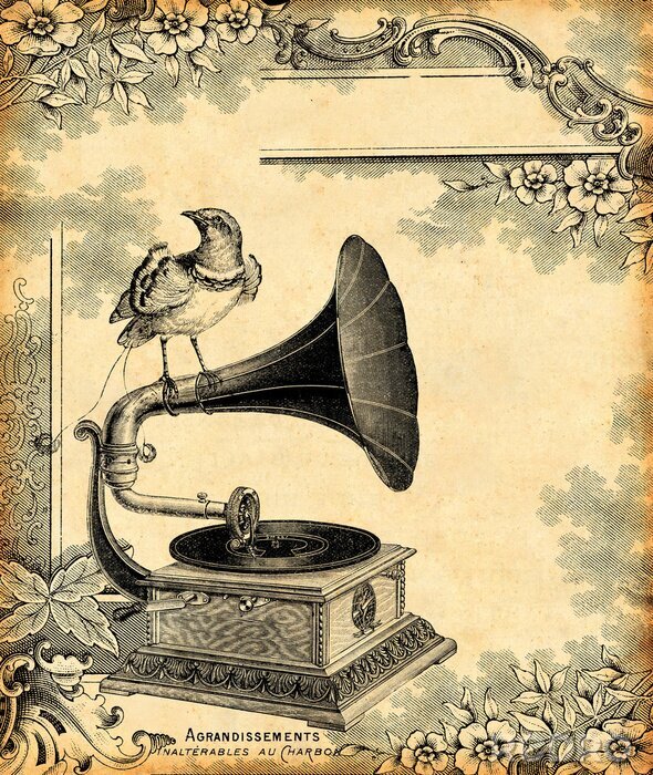 Poster Vintage Musik