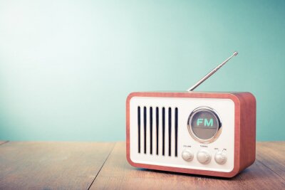 Poster Vintage Pop Art Radio
