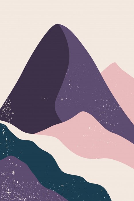 Poster Violette Spitze