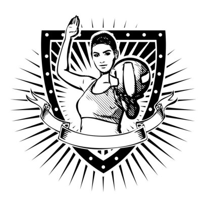 Volleyball-Schild