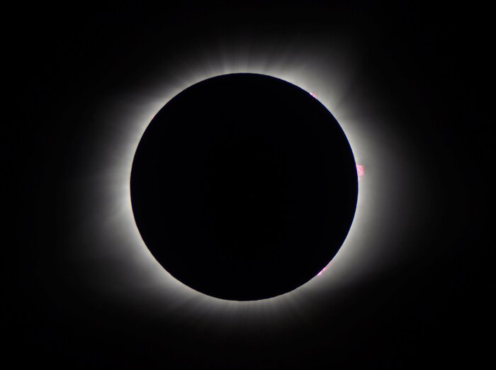 Poster Vollständige Sonnenfinsternis