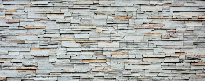Poster Wand aus Deko-Stein