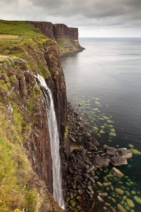 Poster Wasserfall in Schottland