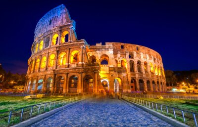 Weg zum Colosseum