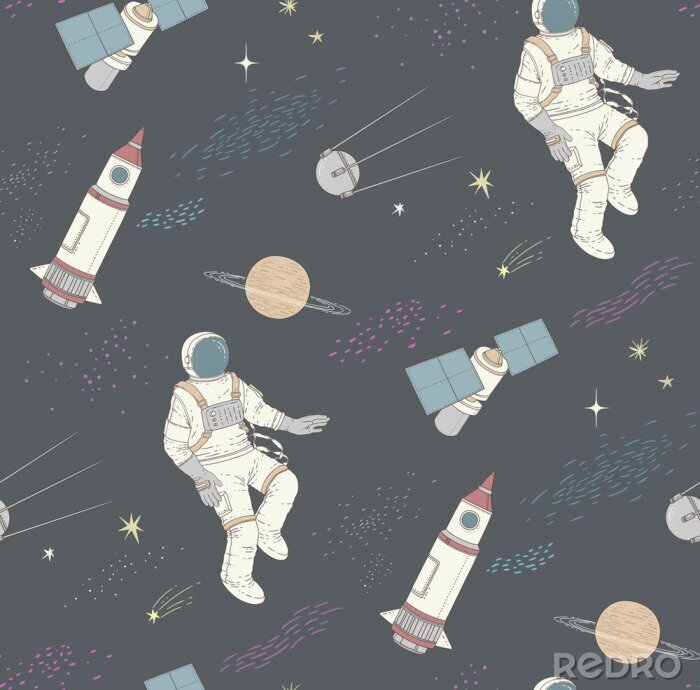 Poster Weg zur Raumstation