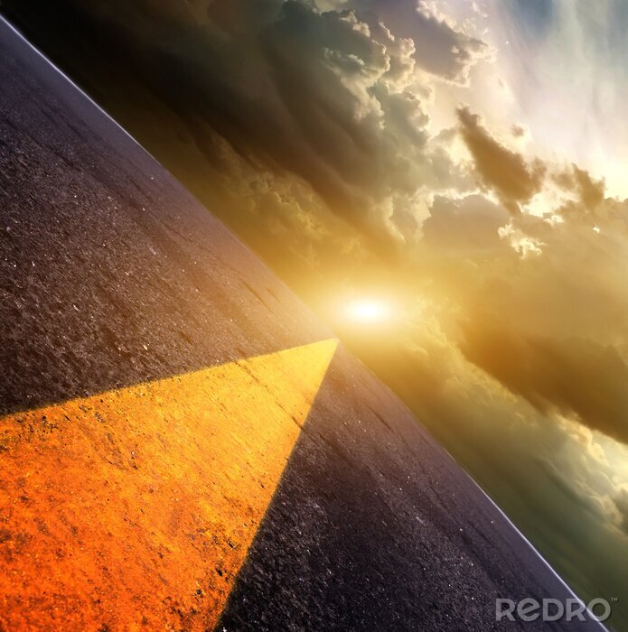 Poster Weg zur Sonne