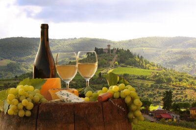 Weinverkostung in der Toskana