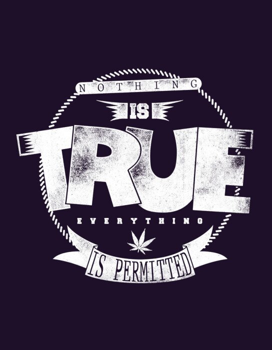 Poster Weisheit zwischen Wahrheit und Erlaubnis