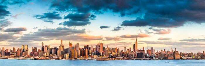 Poster Weites Panorama von New York