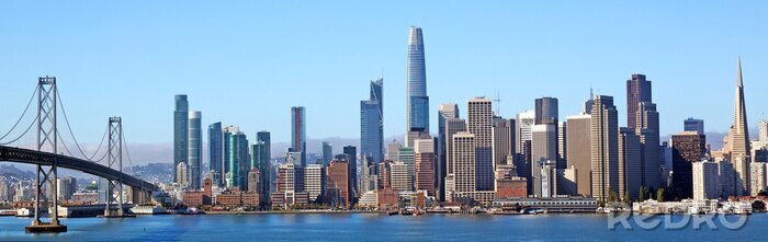 Poster Weites Panorama von San Francisco