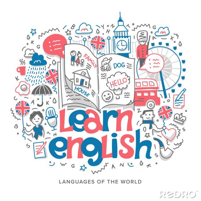 Poster Weltsprache Englisch