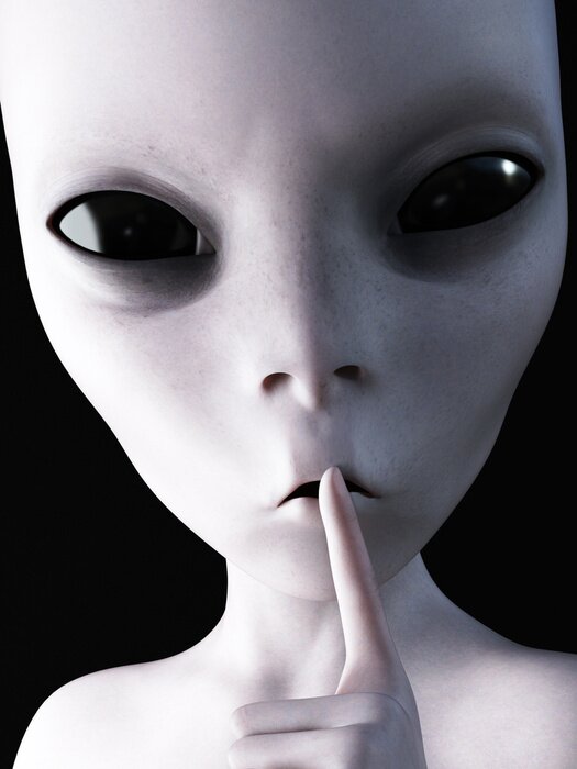 Poster Wissenschaft Außerirdische