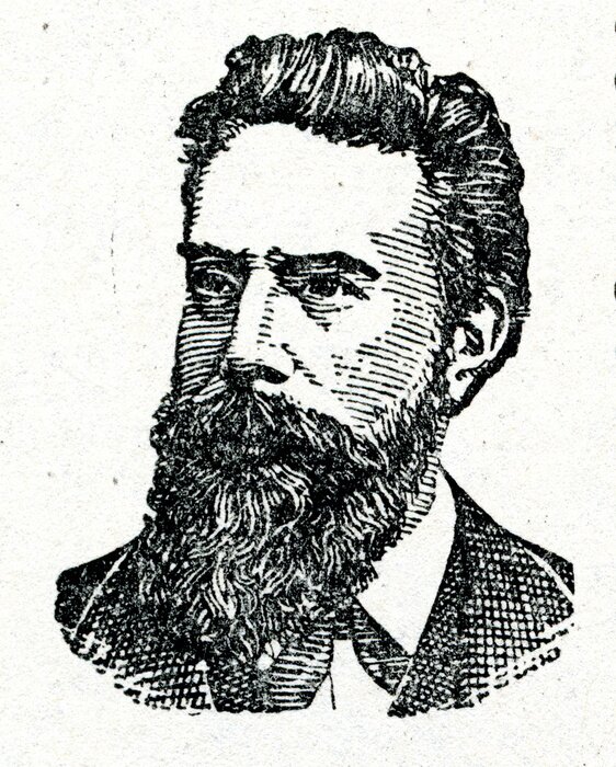 Poster Wissenschaft und ihr Vertreter Wilhelm Röntgen