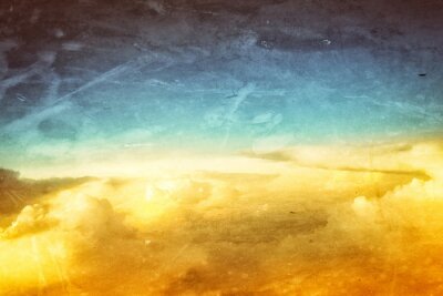 Poster Wolken bei Sonnenaufgang