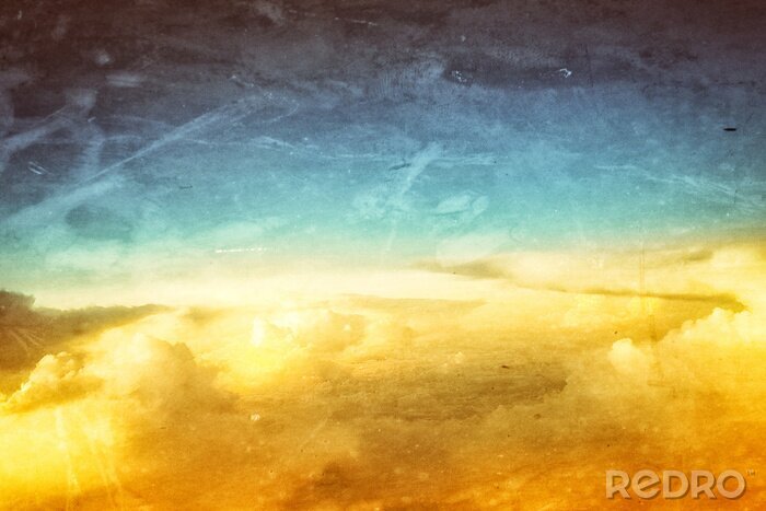 Poster Wolken bei Sonnenaufgang