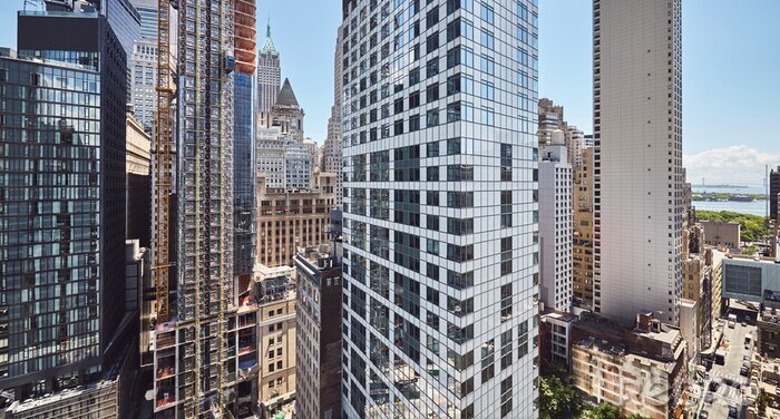 Poster Wolkenkratzer New York Panorama