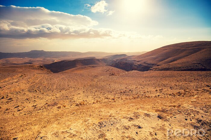 Poster Wüste in Israel